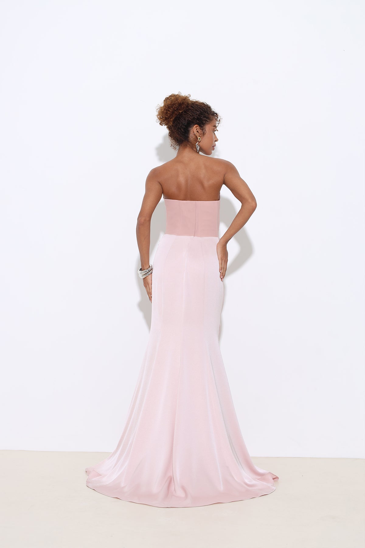 Isabella Pink Corset Dress