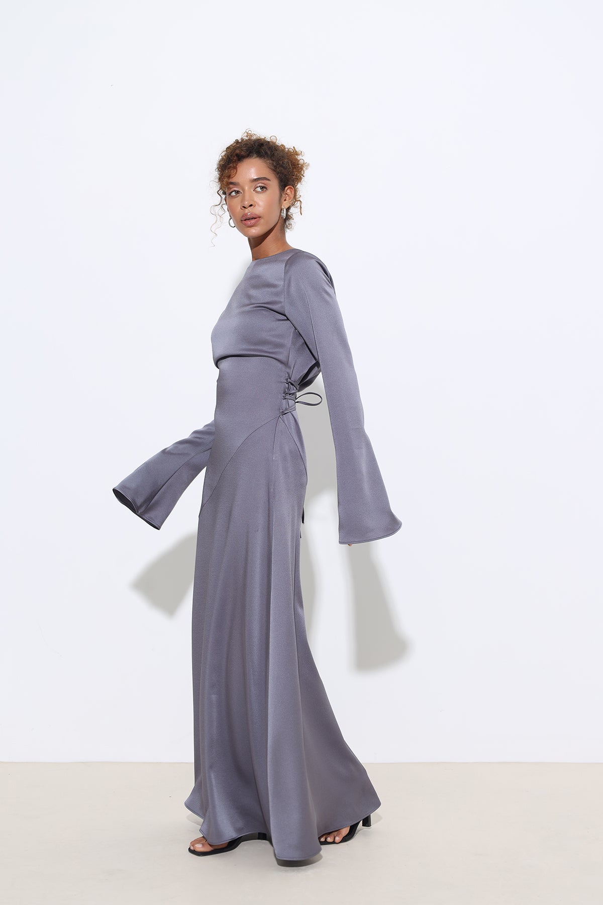 Calista Maxi Long Sleeve Dress