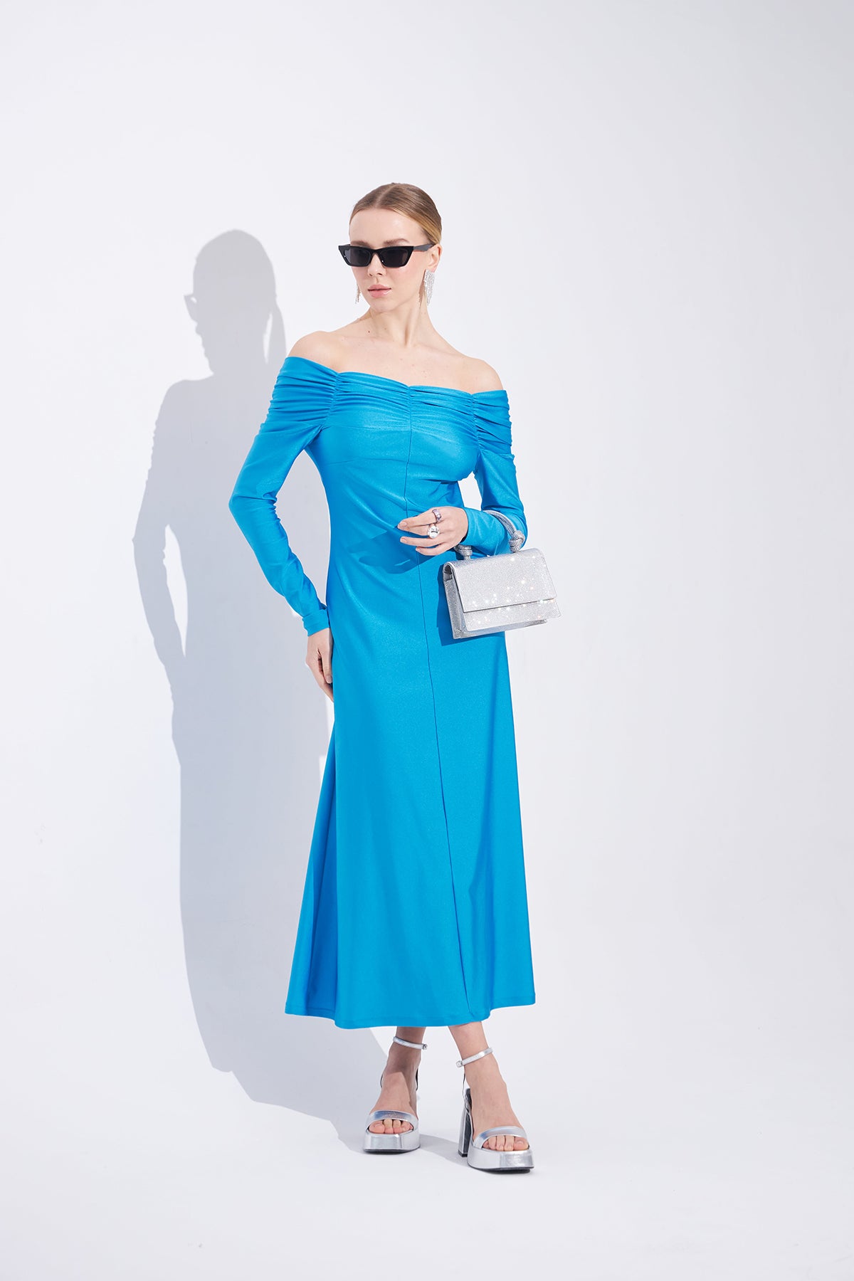 Valerie Blue Maxi Dress