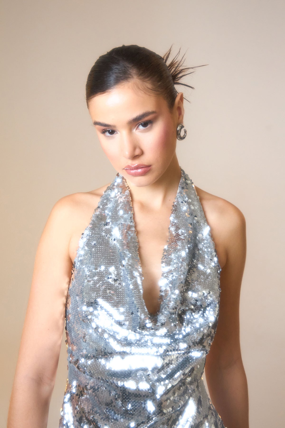 Leonora Mini Sequined Dress
