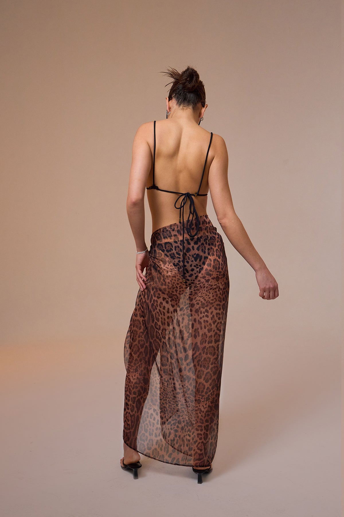 Libra Leopard Printed Pareo