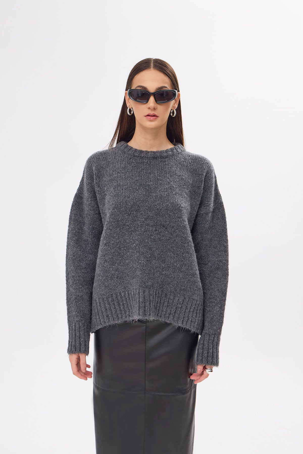 Whitney Gri Oversize Kazak