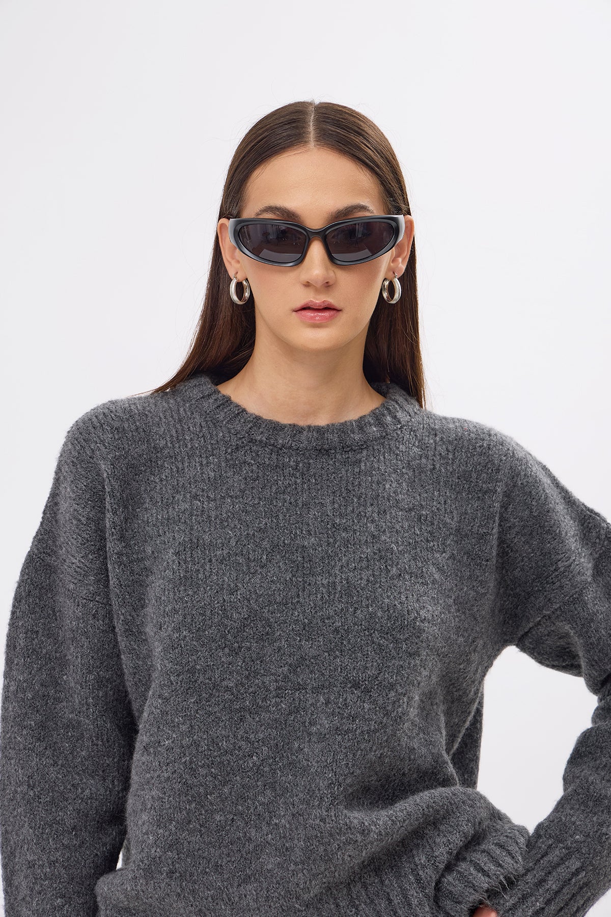 Whitney Gri Oversize Kazak