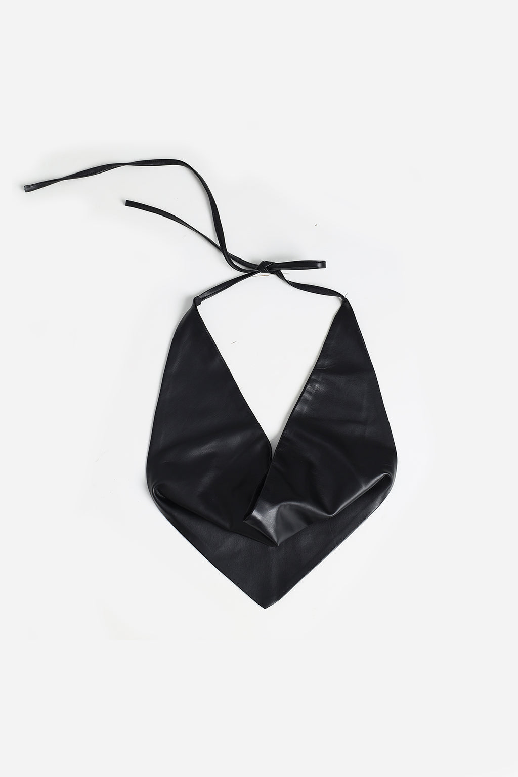 Leather Triangle Waist Neck Accessory / Scarf