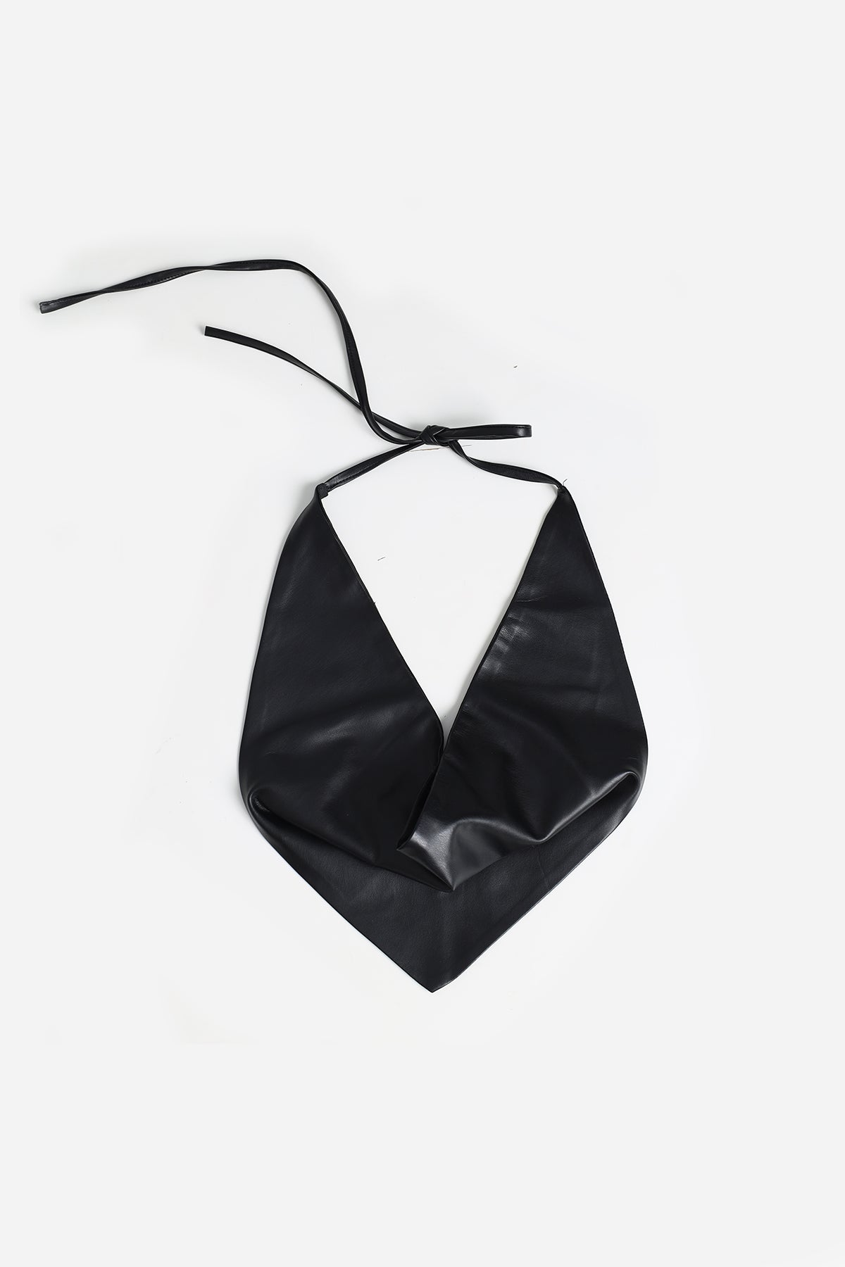 Leather Triangle Waist Neck Accessory / Scarf