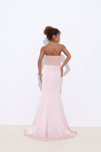 Isabella Pink Corset Dress