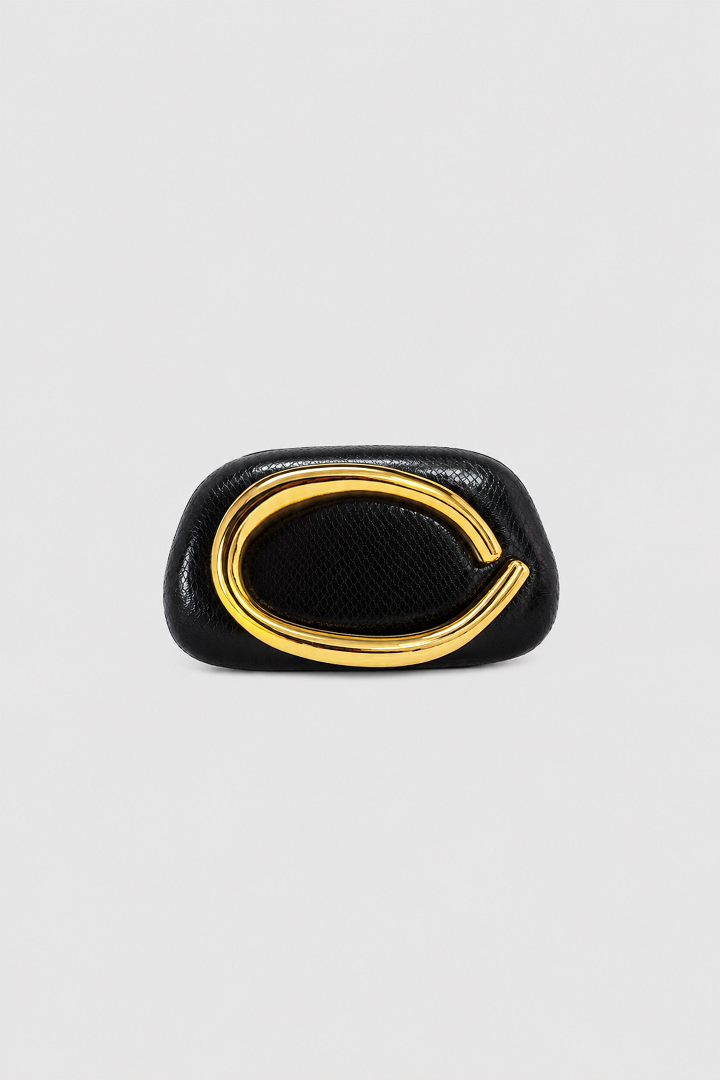 Siena Black Clutch Bag
