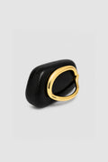 Siena Black Clutch Bag
