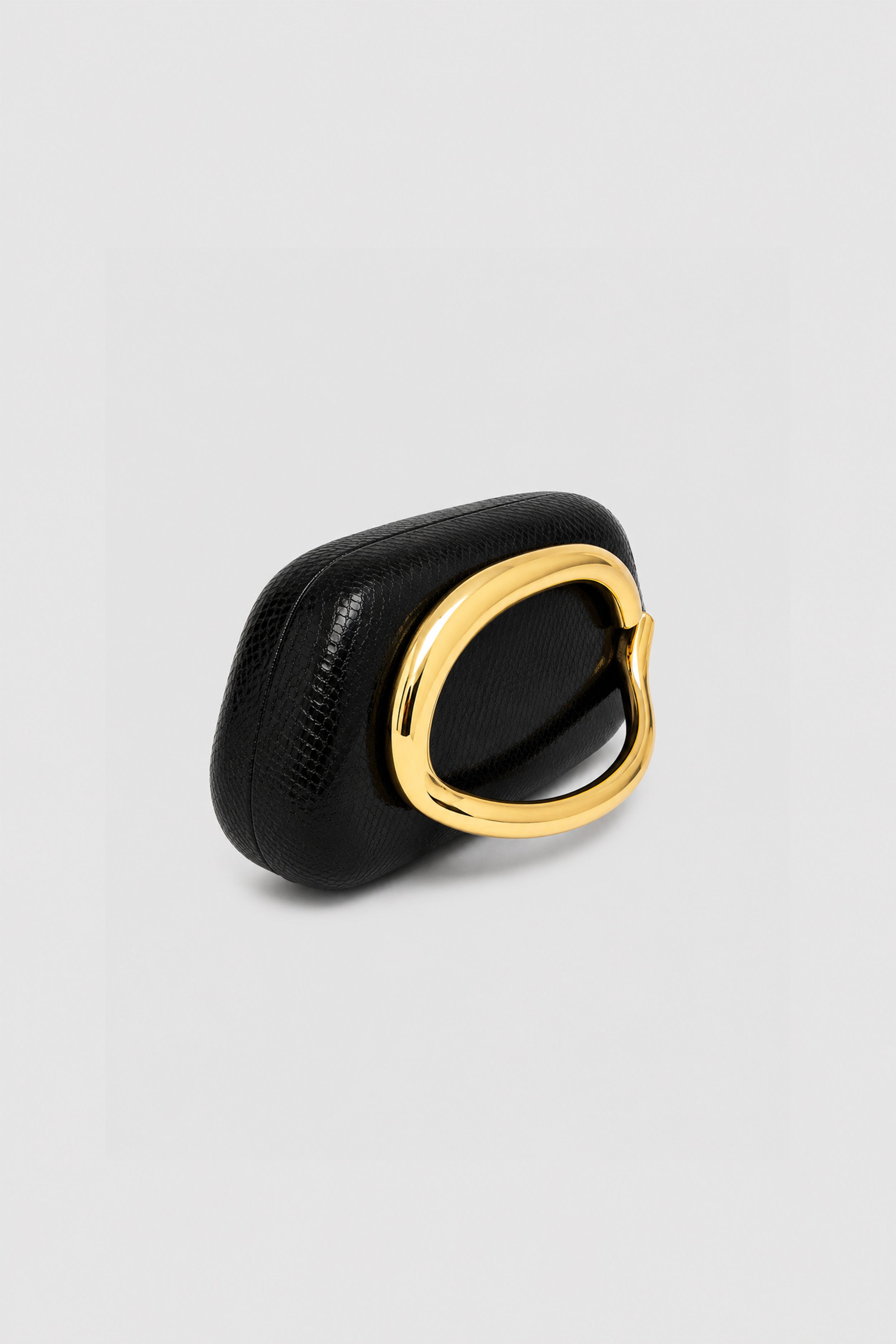 Siena Black Clutch Bag