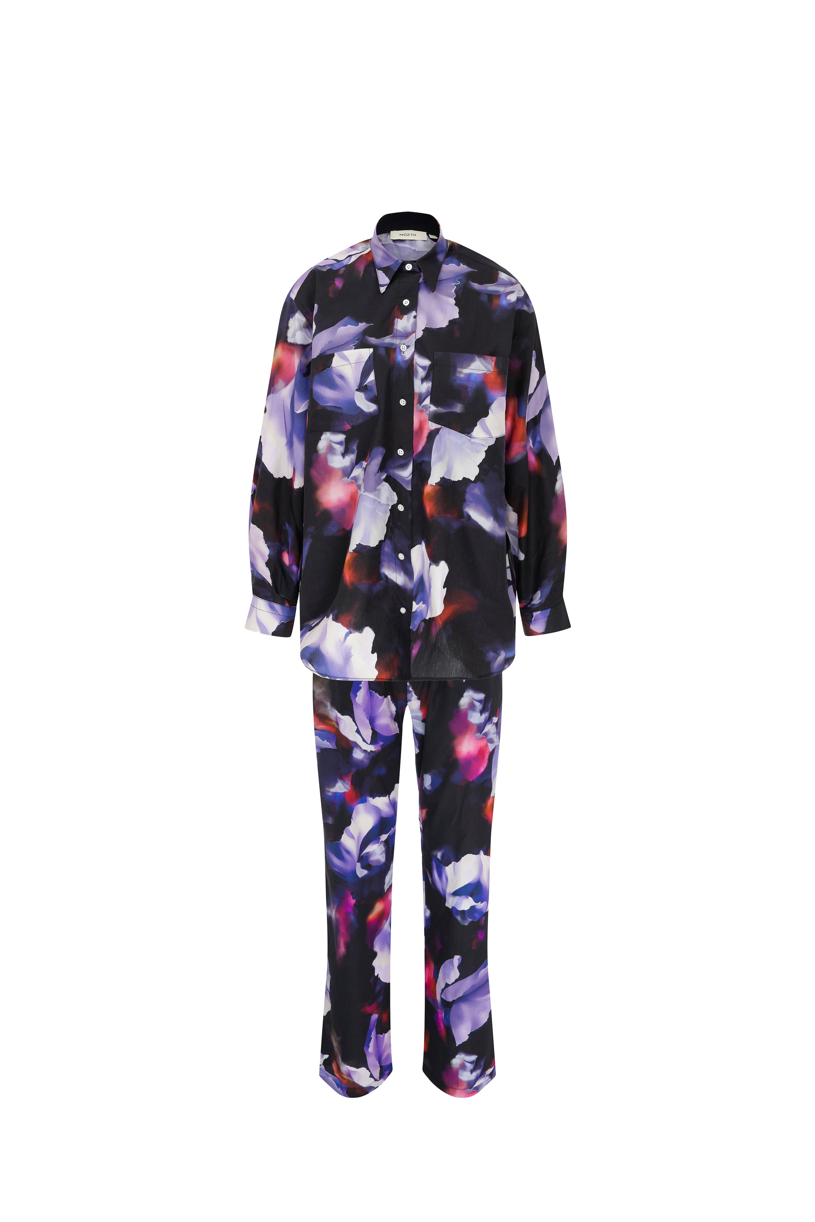 Berta Floral Oversize Shirt and Trouser Set