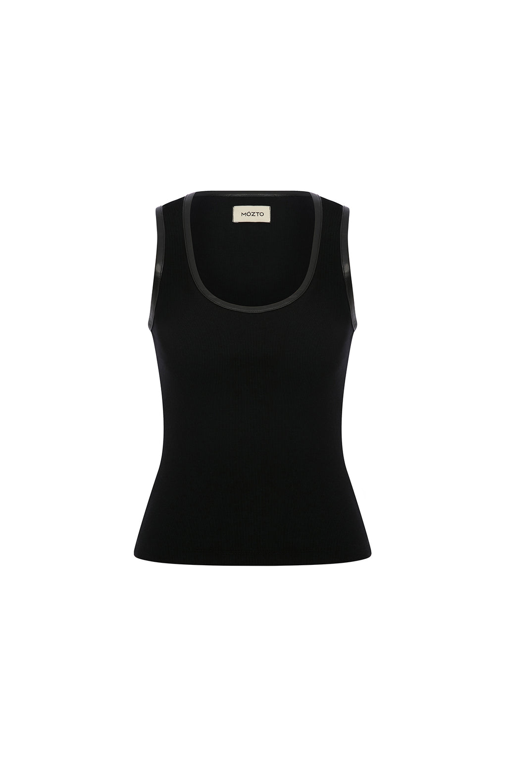 Ardene Leather Detailed Tank Top