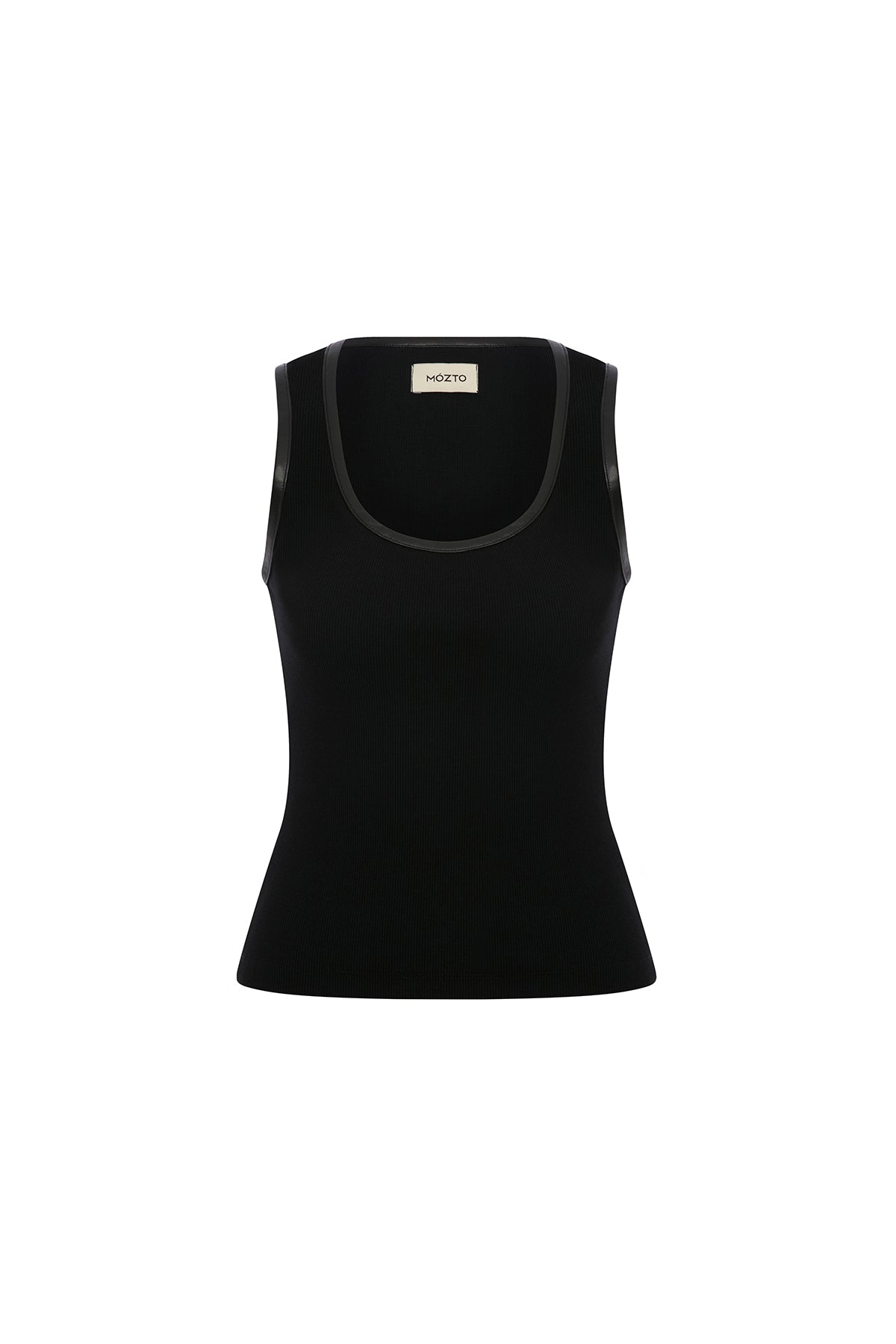 Ardene Leather Detailed Tank Top