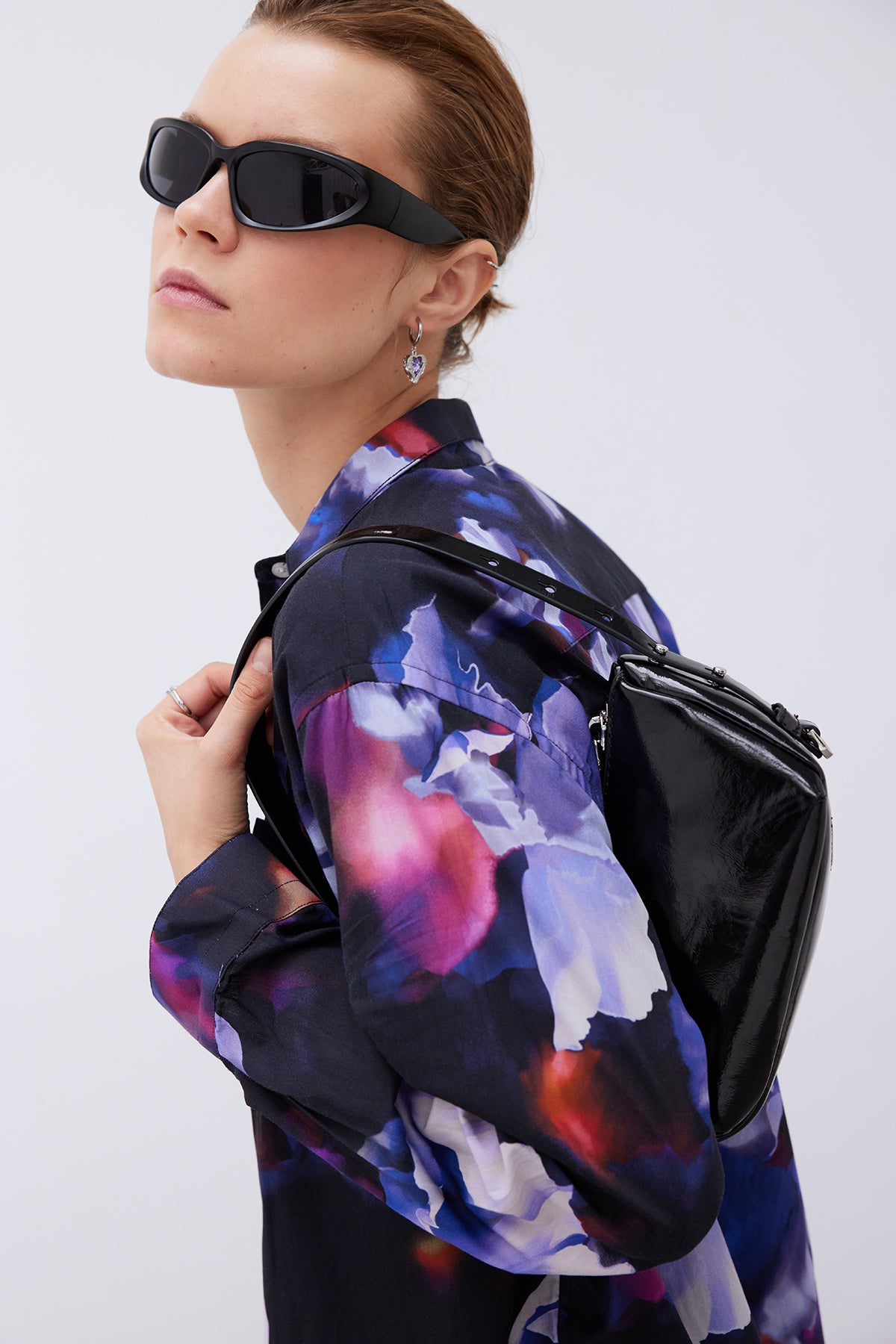 Berta Floral Oversize Shirt and Trouser Set