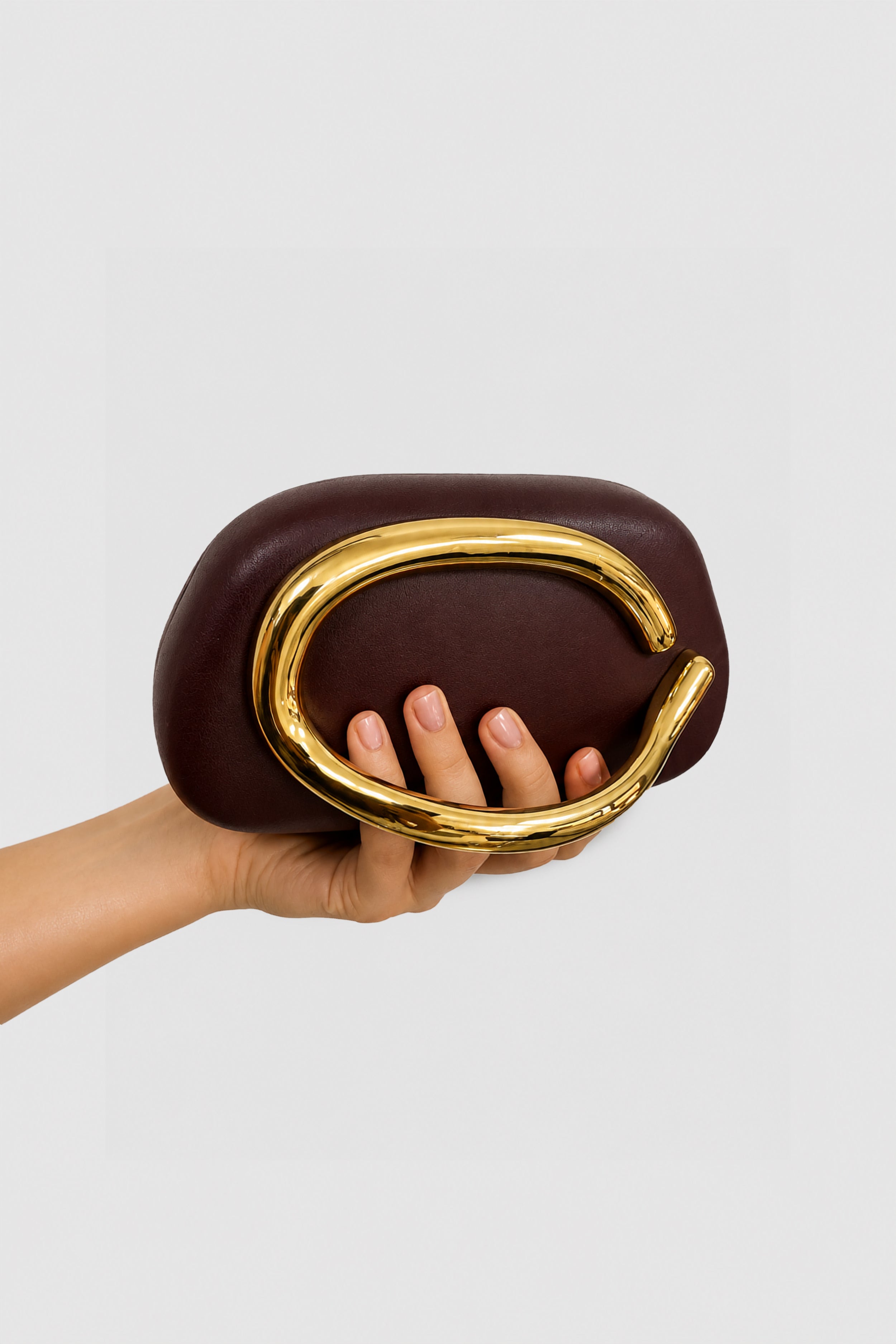 Siena Burgundy Clutch Bag