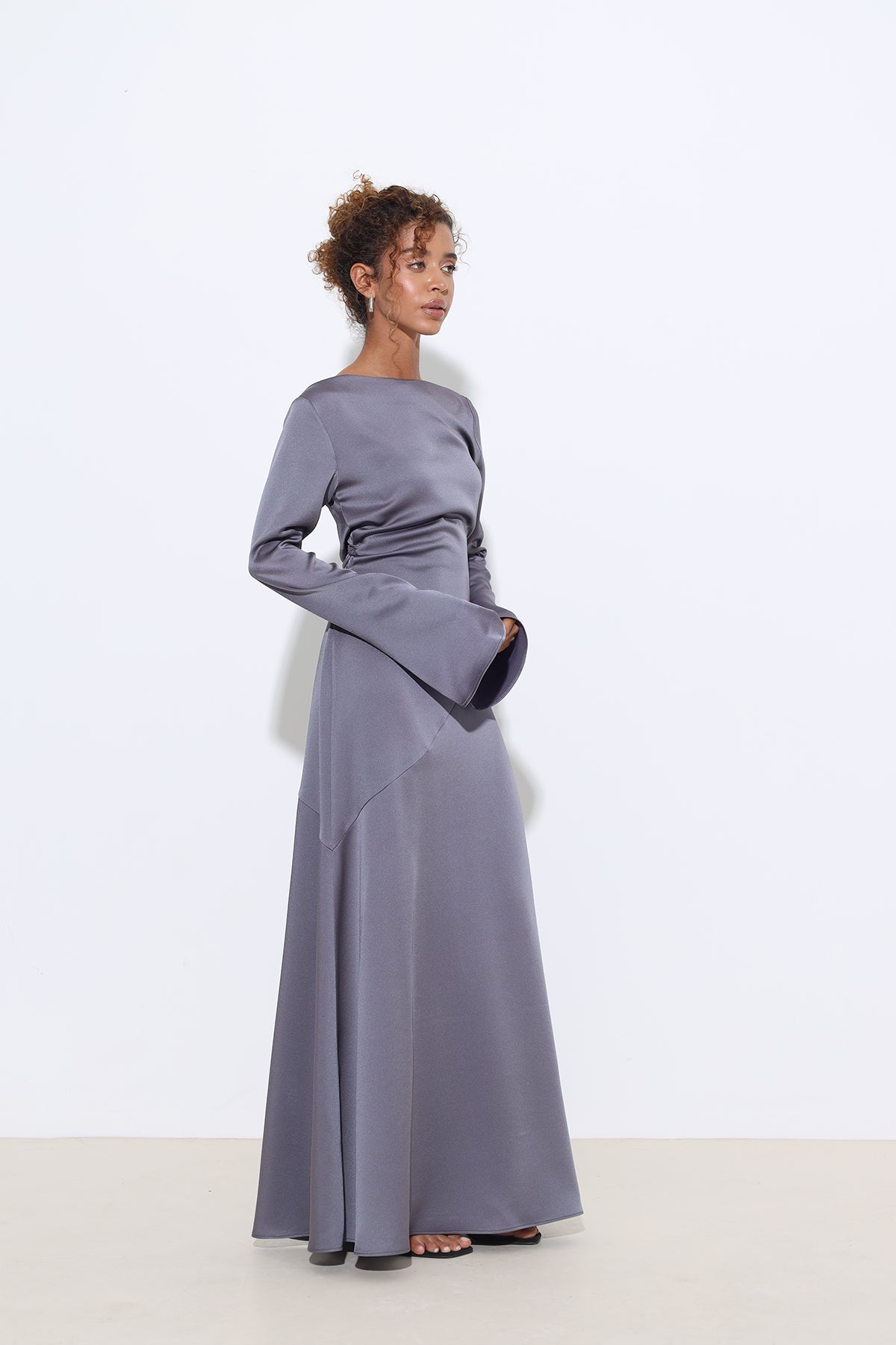 Calista Maxi Long Sleeve Dress