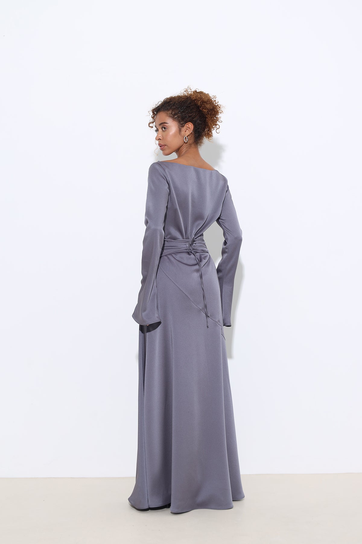 Calista Maxi Long Sleeve Dress