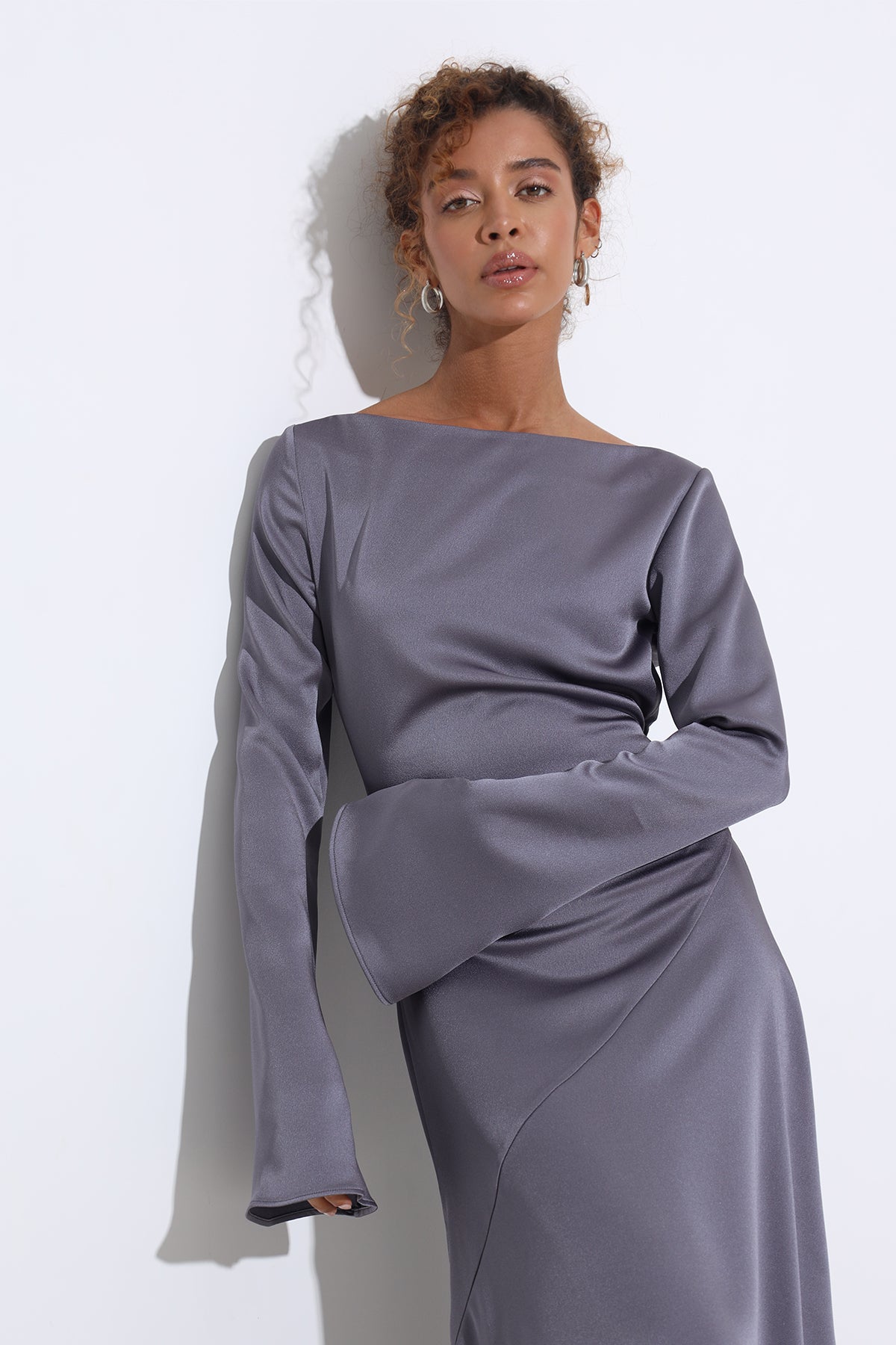 Calista Maxi Long Sleeve Dress