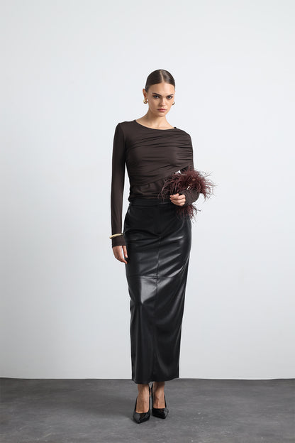 Carmory Uzun Kollu Kahverengi Body