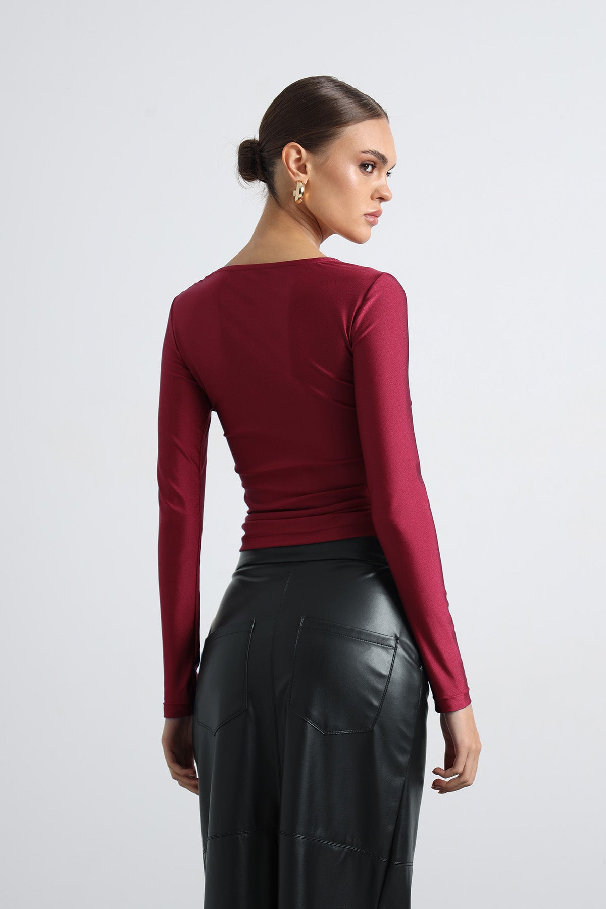 Carmory Uzun Kollu Bordo Body