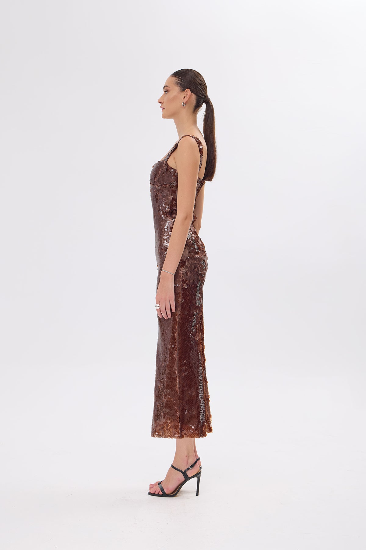 Celina Midi Sequined Dress