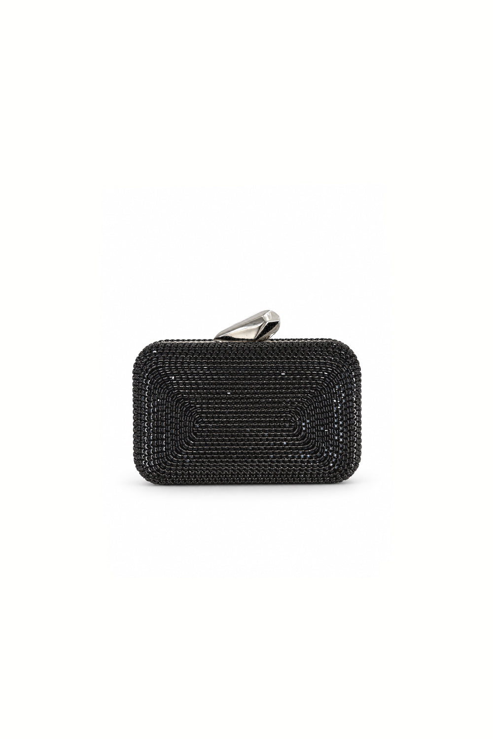 Eloura Black Embellished Evening Clutch