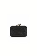Eloura Black Embellished Evening Clutch