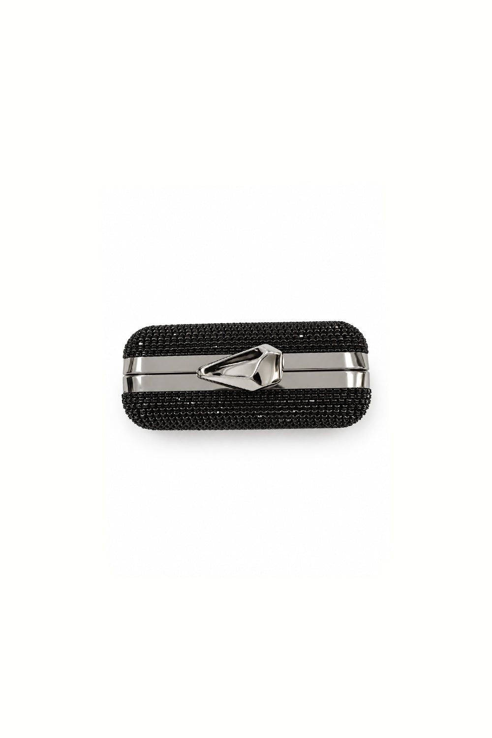 Eloura Black Embellished Evening Clutch