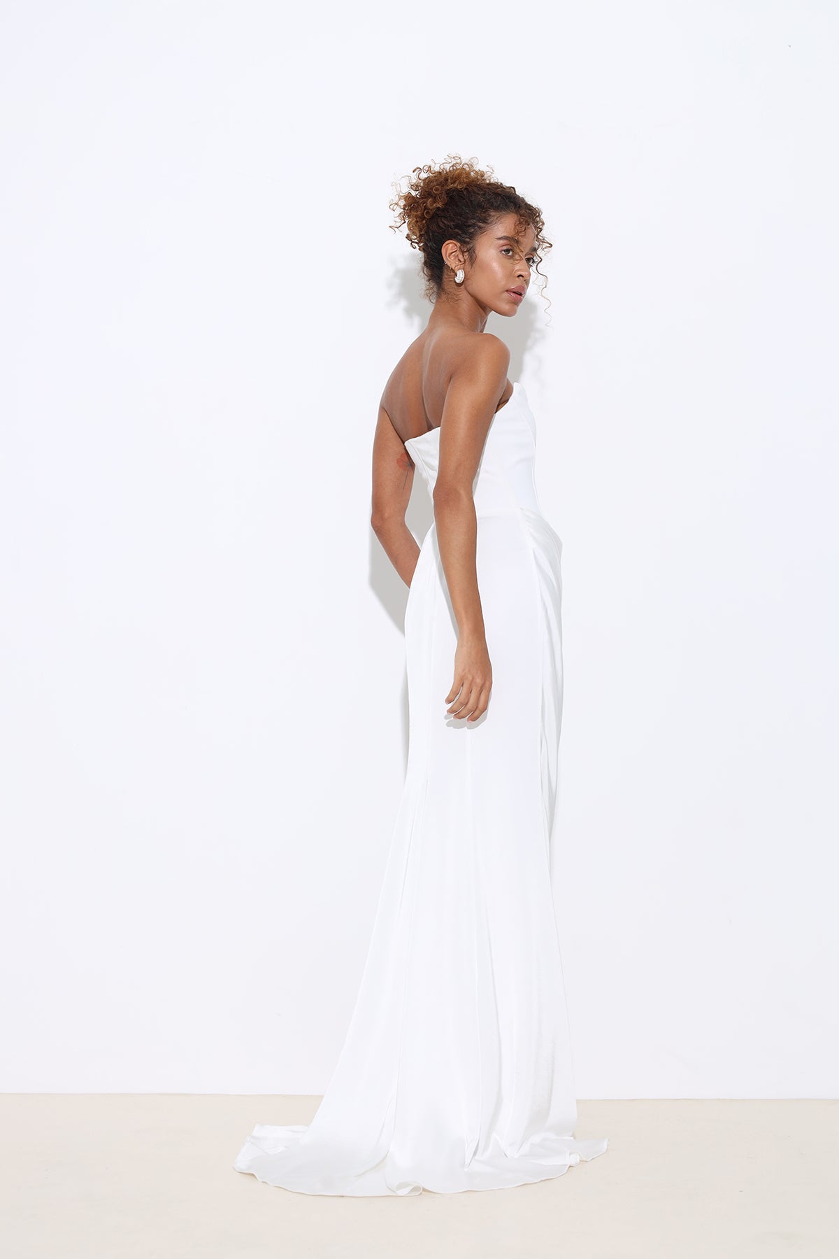 Isabella White Corset Dress