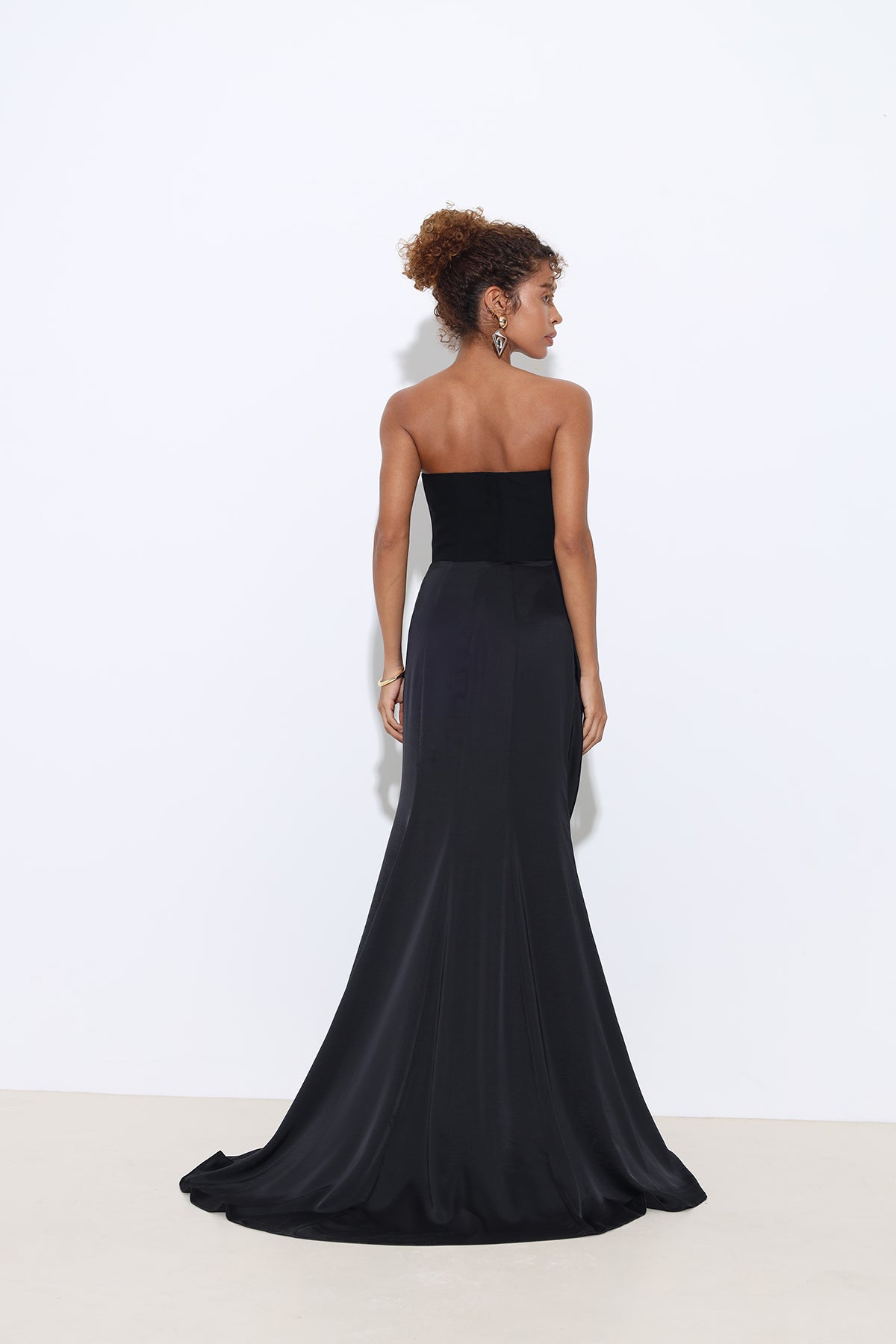 Isabella Black Corset Dress