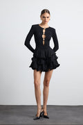 Julisse Mini Siyah Elbise