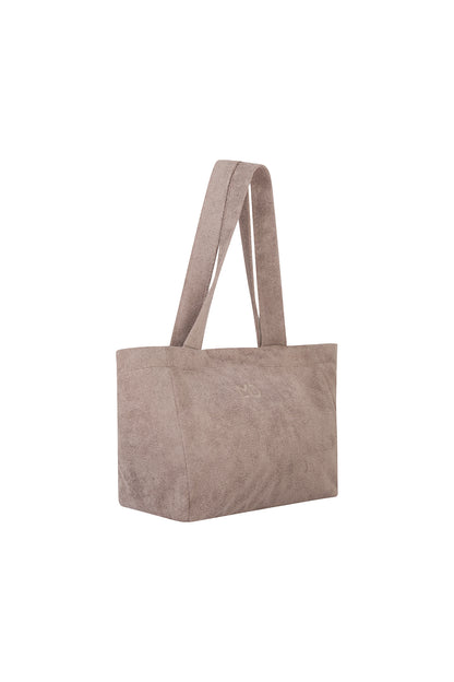 Gisella Towel Beach Bag (Brown)