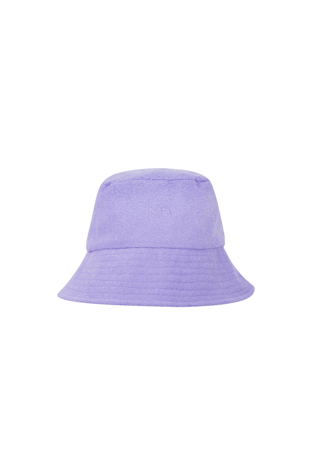 Delphine Purple Towel Bucket Hat