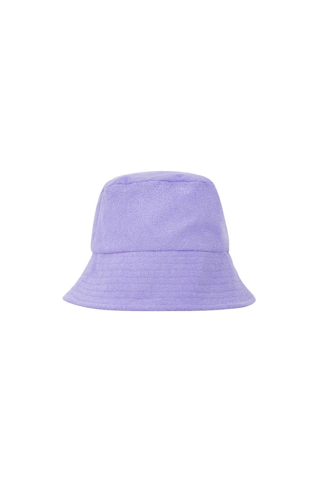 Delphine Purple Towel Bucket Hat