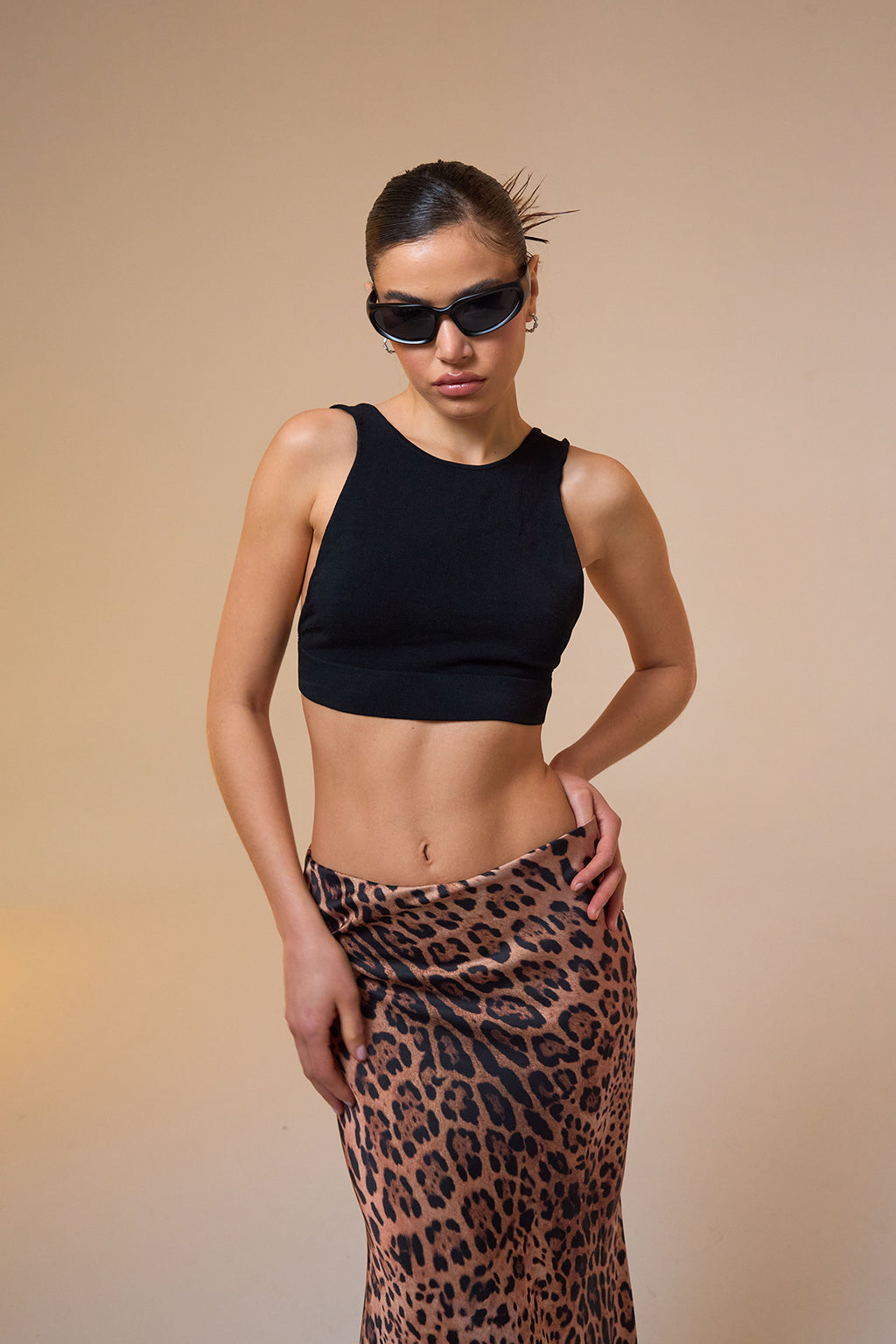 Larissa Leopard Printed Maxi Skirt