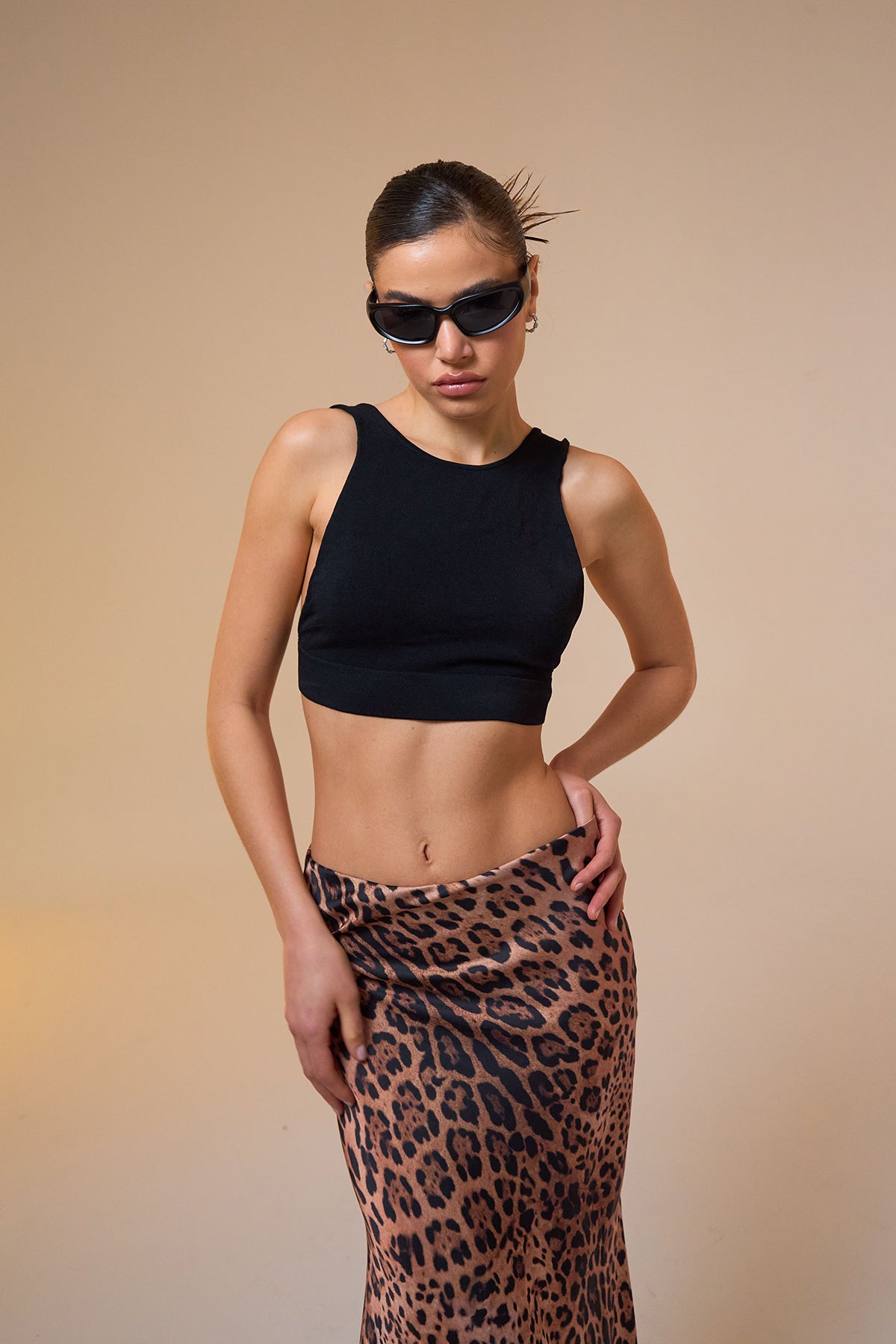Larissa Leopard Printed Maxi Skirt