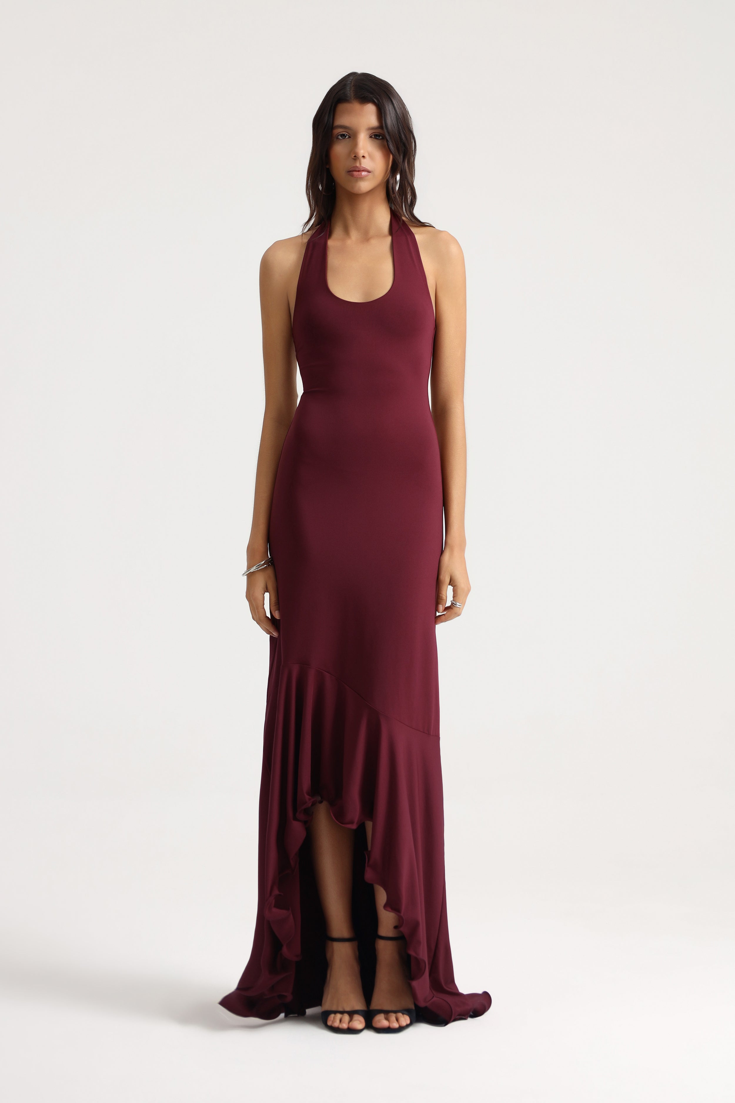 Lavinia Burgundy Dress