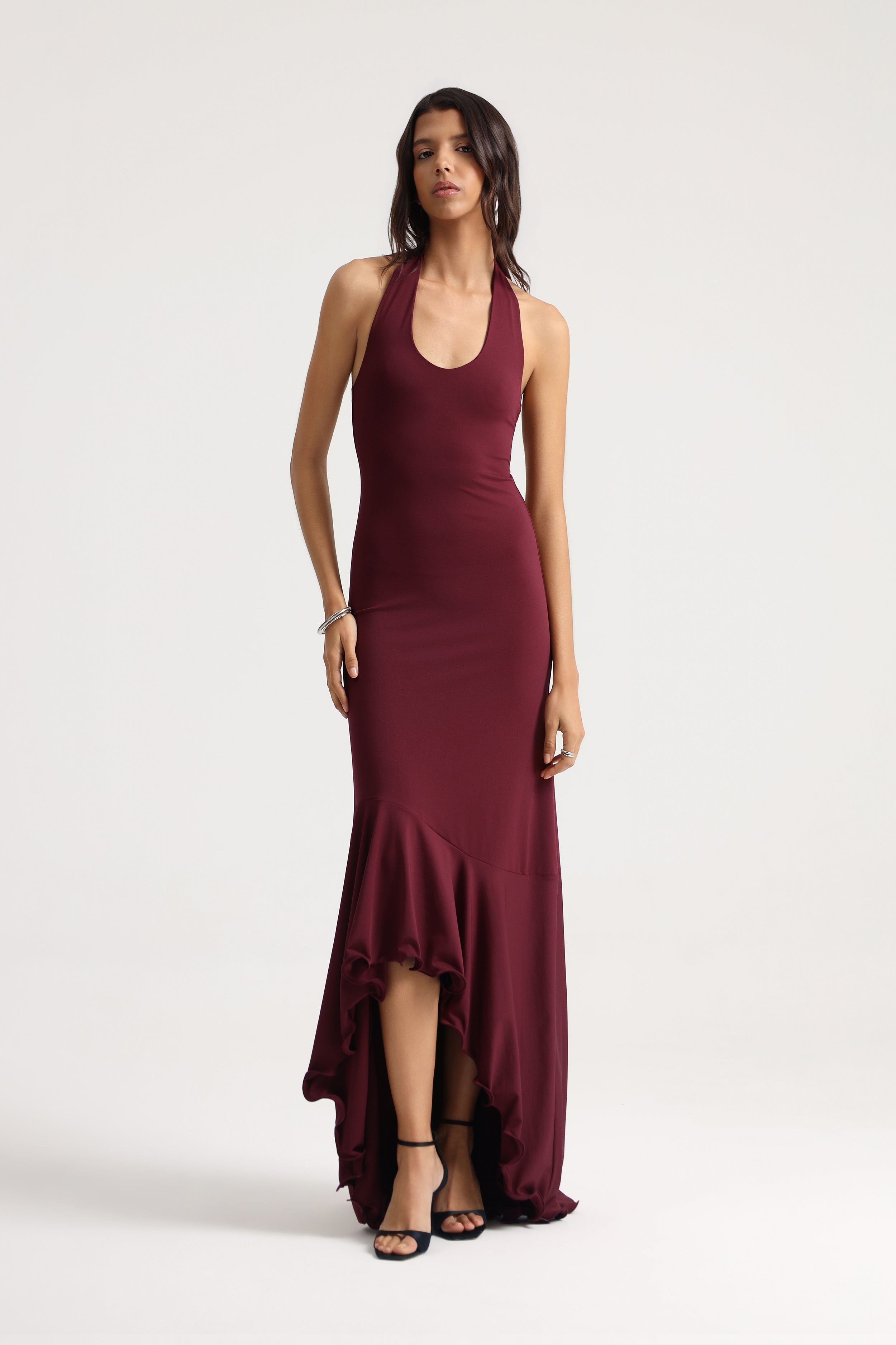 Lavinia Burgundy Dress