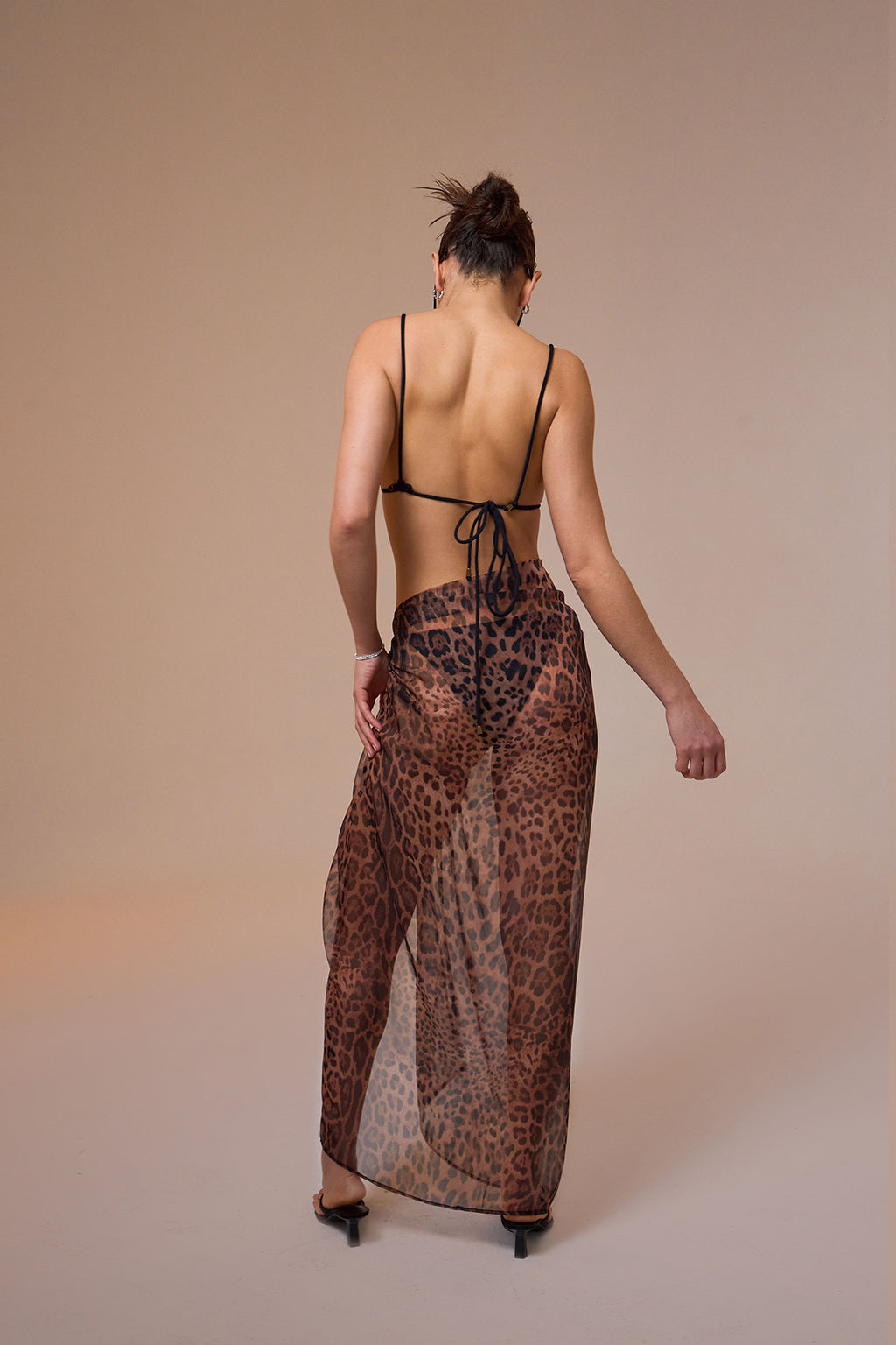 Libra Leopard Printed Pareo