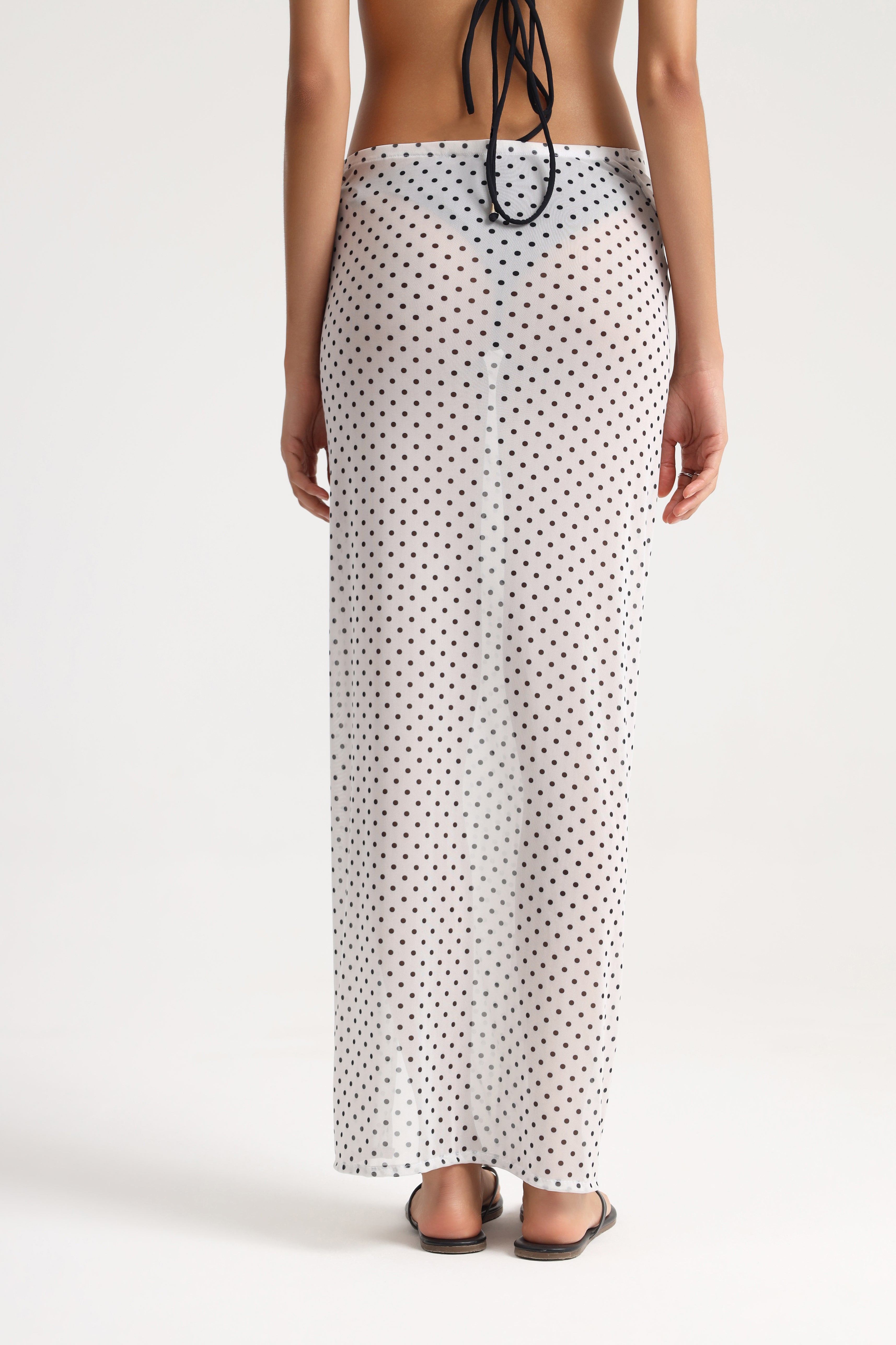 Lysa Polka Dot Beach Skirt
