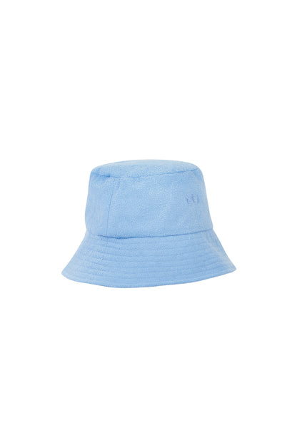 Delphine Towel Bucket Hat (Blue)