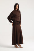 Maelis Drape Maxi Elbise