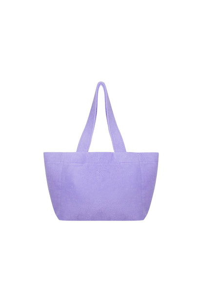 Gisella Towel Beach Bag (Purple)