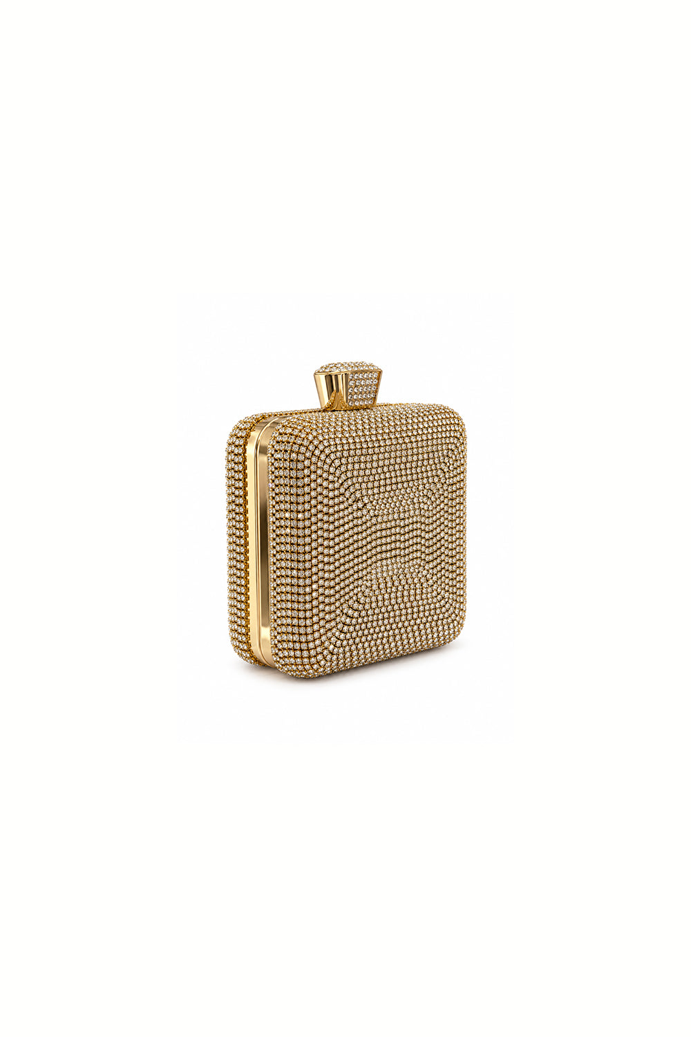 Noir Gold Embellished Clutch