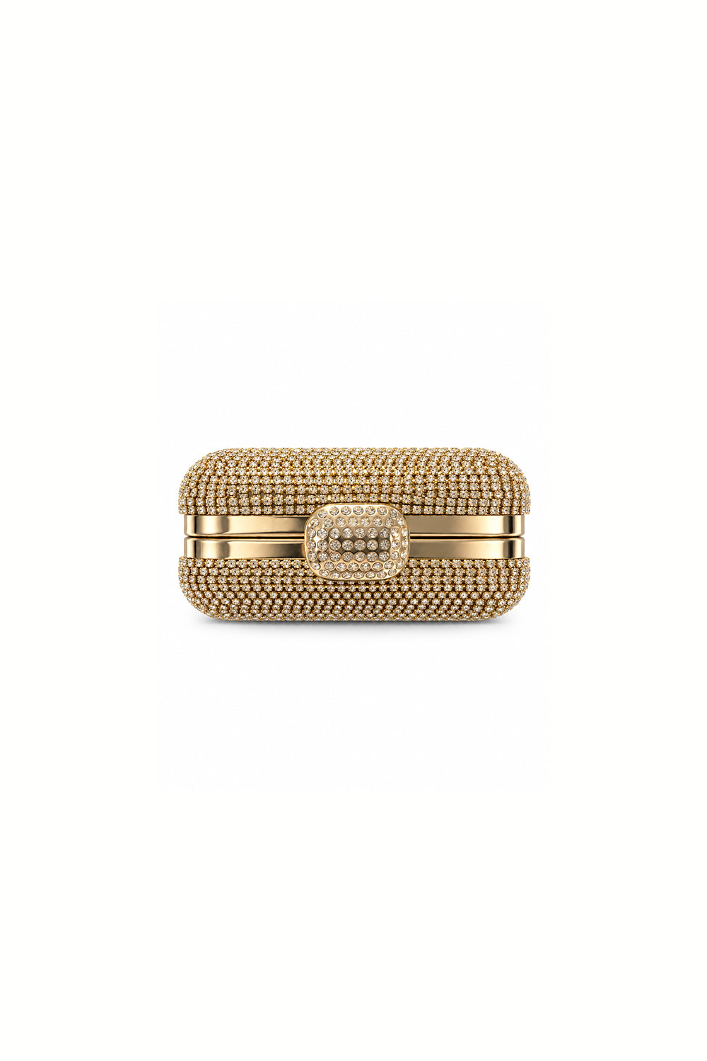 Noir Gold Embellished Clutch