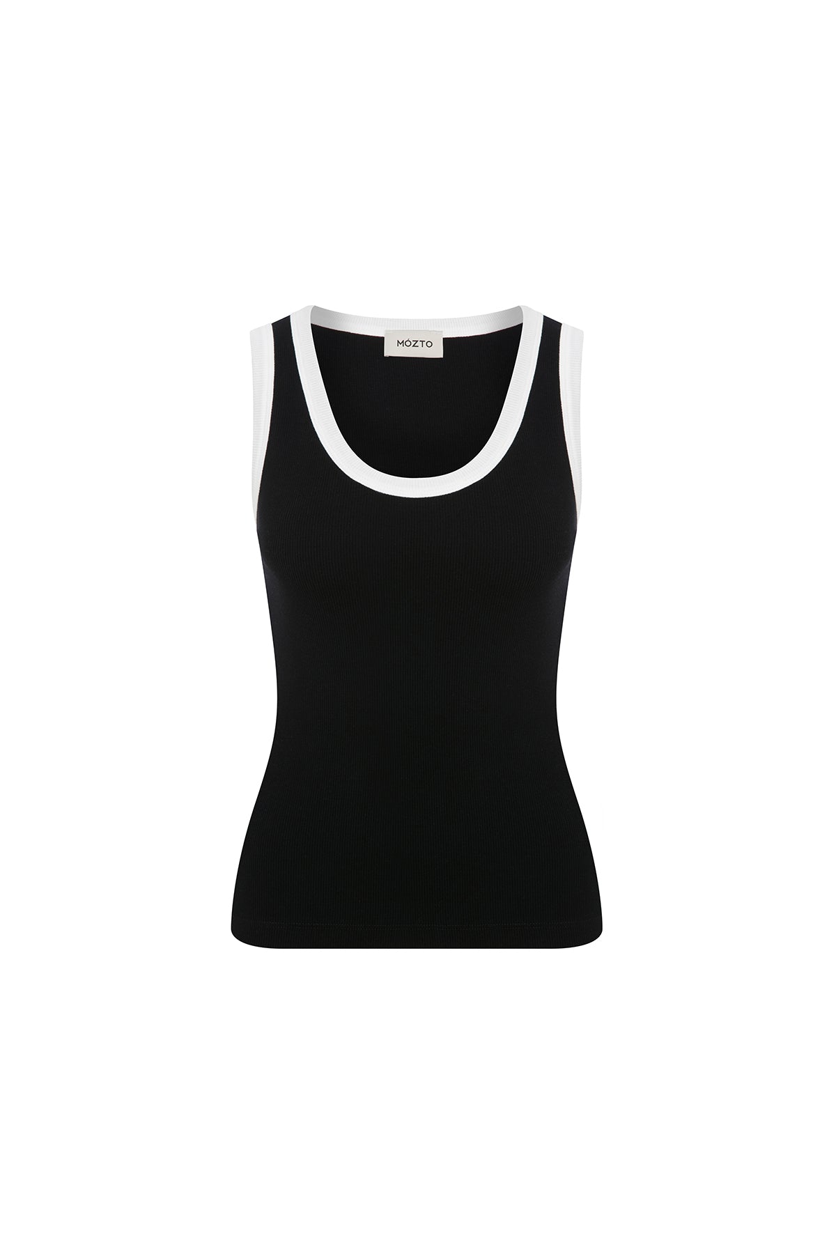 Nomia Black and White Tank Top
