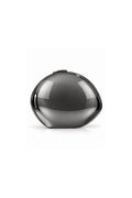 Opela Gunmetal Oval Metal Clutch Bag