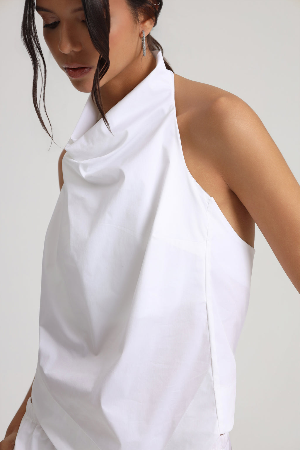 Rena Halter Yaka Poplin Üst