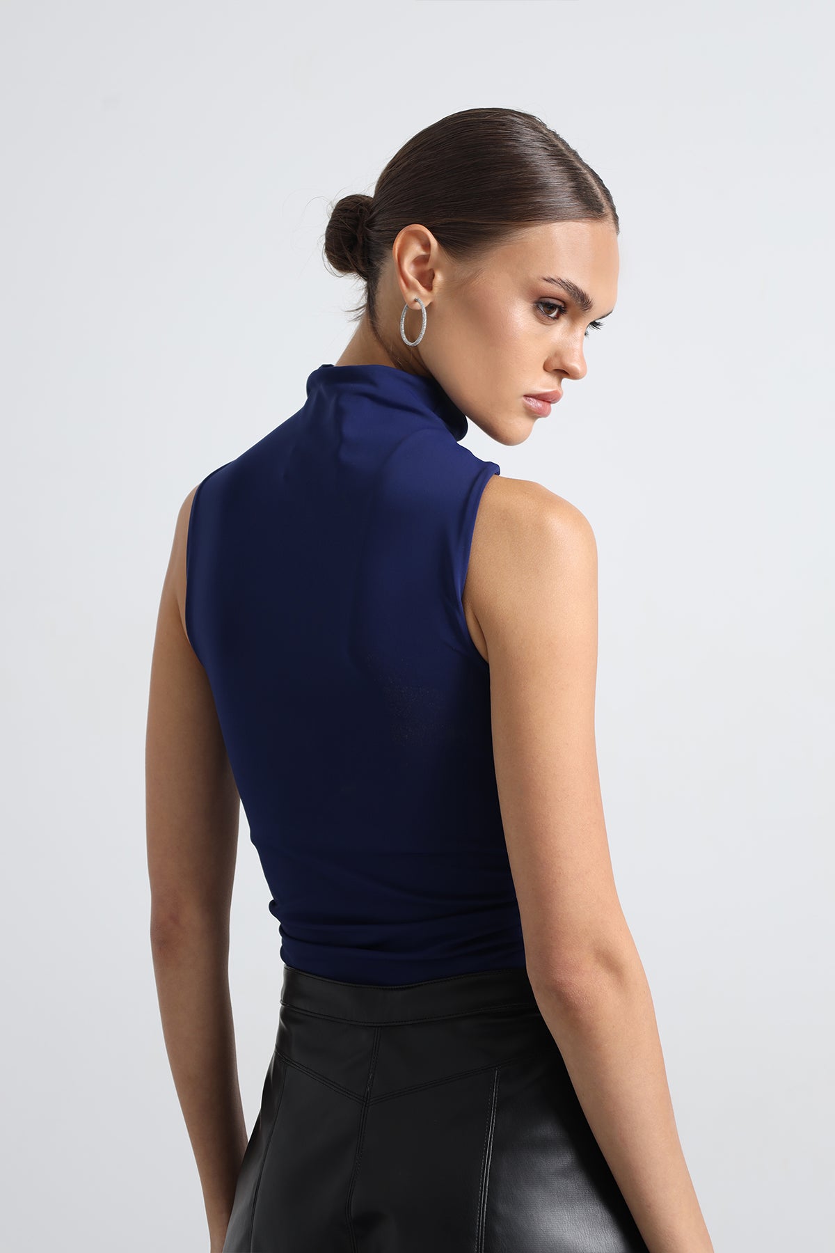 Zenna Vegan Leather Bermuda Shorts