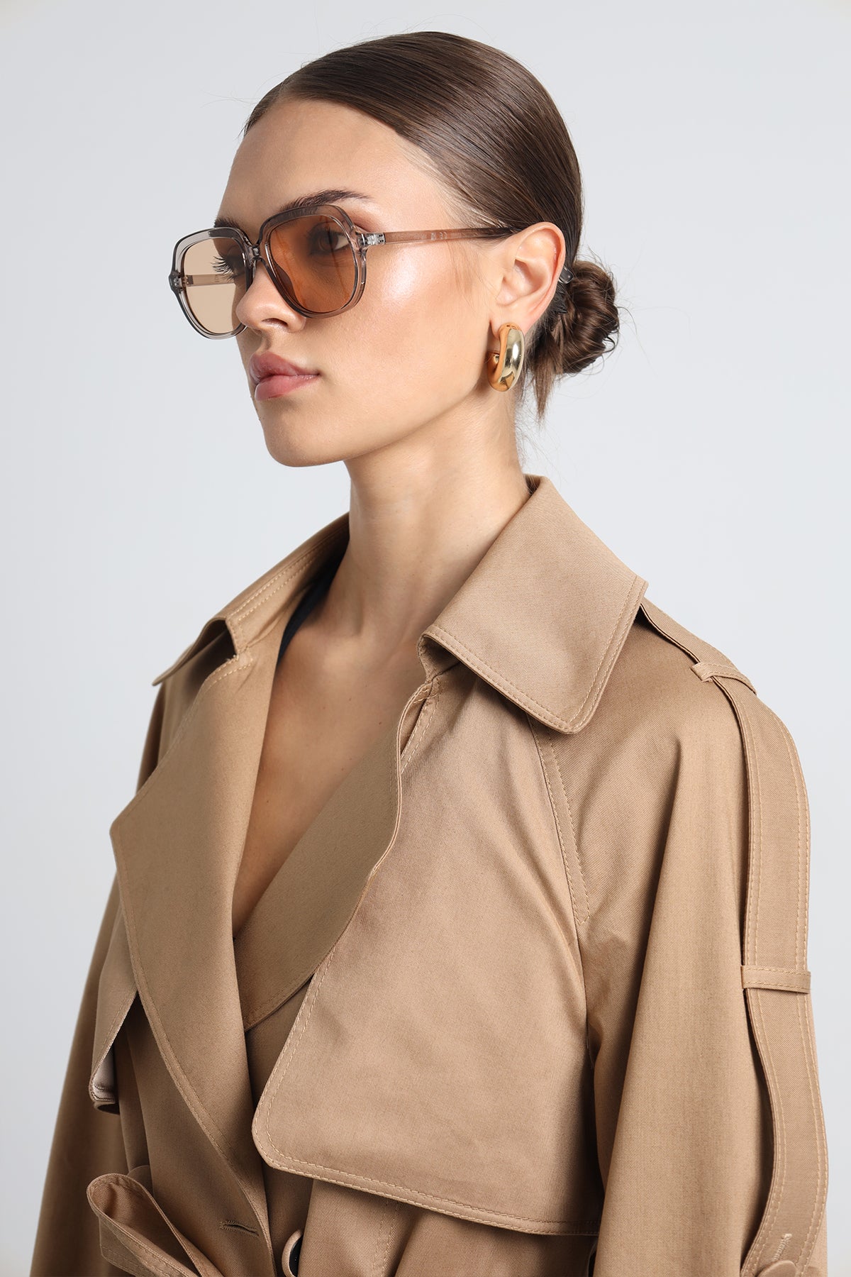 Savrin Camel Trench Coat