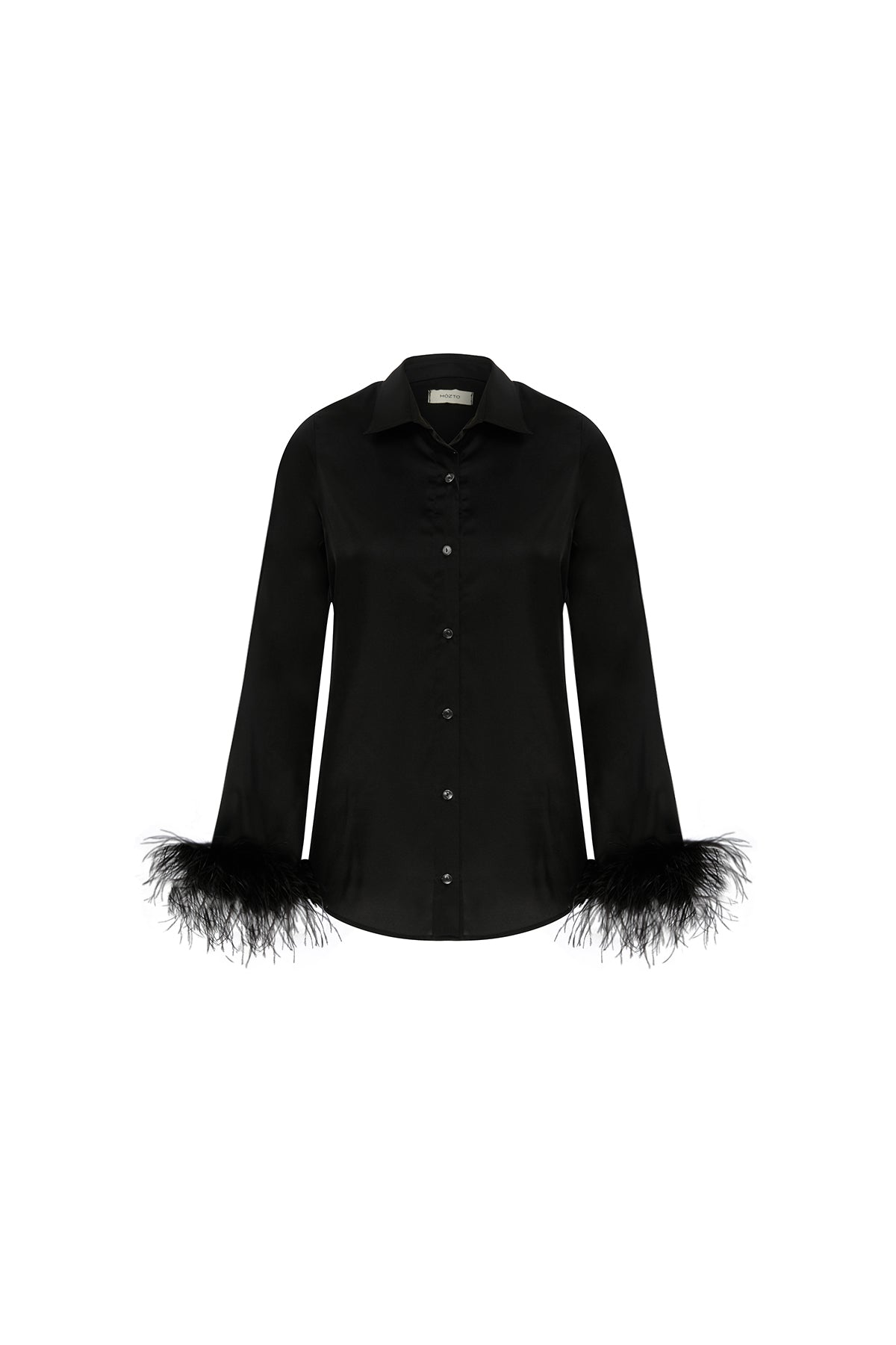 Thalia Feathered Shirt